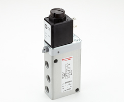 2636 serisi Namur arayüzlü solenoid valf, G1/4, 5/2, solenoid pilot / hava yayı