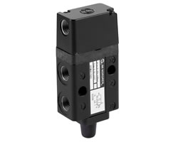 Super X hava pilot kumandalı valf, G1/8, 3/2, NC, hava pilotu / hava yayı dönüşlü