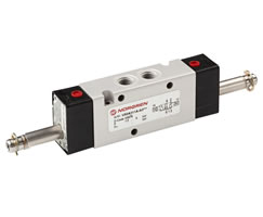 V60 serisi sıralı solenoid valf, G1/8, 5/3, COE, solenoid pilot / solenoid pilot