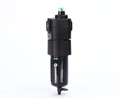 Excelon yüksek akışlı, birleştirici filtre, G1/2, 0,01 µm, manuel drenaj, korumalı