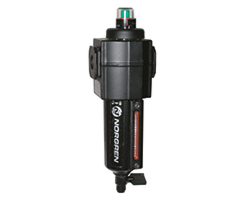 Excelon genel amaçlı filtre, G1/4, 5 µm, manuel tahliye, sıvı seviye göstergeli