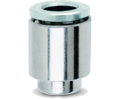 Pneufit 10 geçmeli bağlantı parçası, kapak (dişi fiş), düz, 6mm