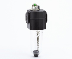 Excelon yağ sisi yağlayıcı, plastik kase, kapalı, G1/4