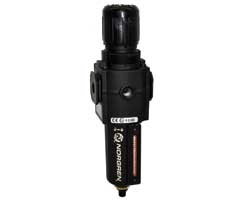 Excelon filtre/regülatör, 1/2 PTF, 40 µm, 0,3-10 bar, otomatik tahliye, göstergesiz