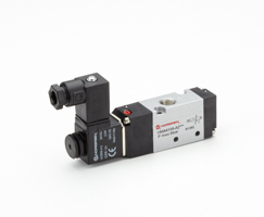 V50 serisi hat içi solenoid valf, G1/8, 3/2, NC, solenoid pilot / havalı yay dönüşlü