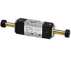 V50 serisi hat içi solenoid valf, G1/8, 3/2, NC, solenoid pilot / solenoid pilot