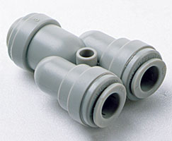 Pneufit D asetal geçmeli bağlantı parçası, rakor, Y, 5/16"