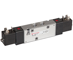 V61 serisi hat içi solenoid valf, G1/4, 5/2, solenoid pilot / solenoid pilot